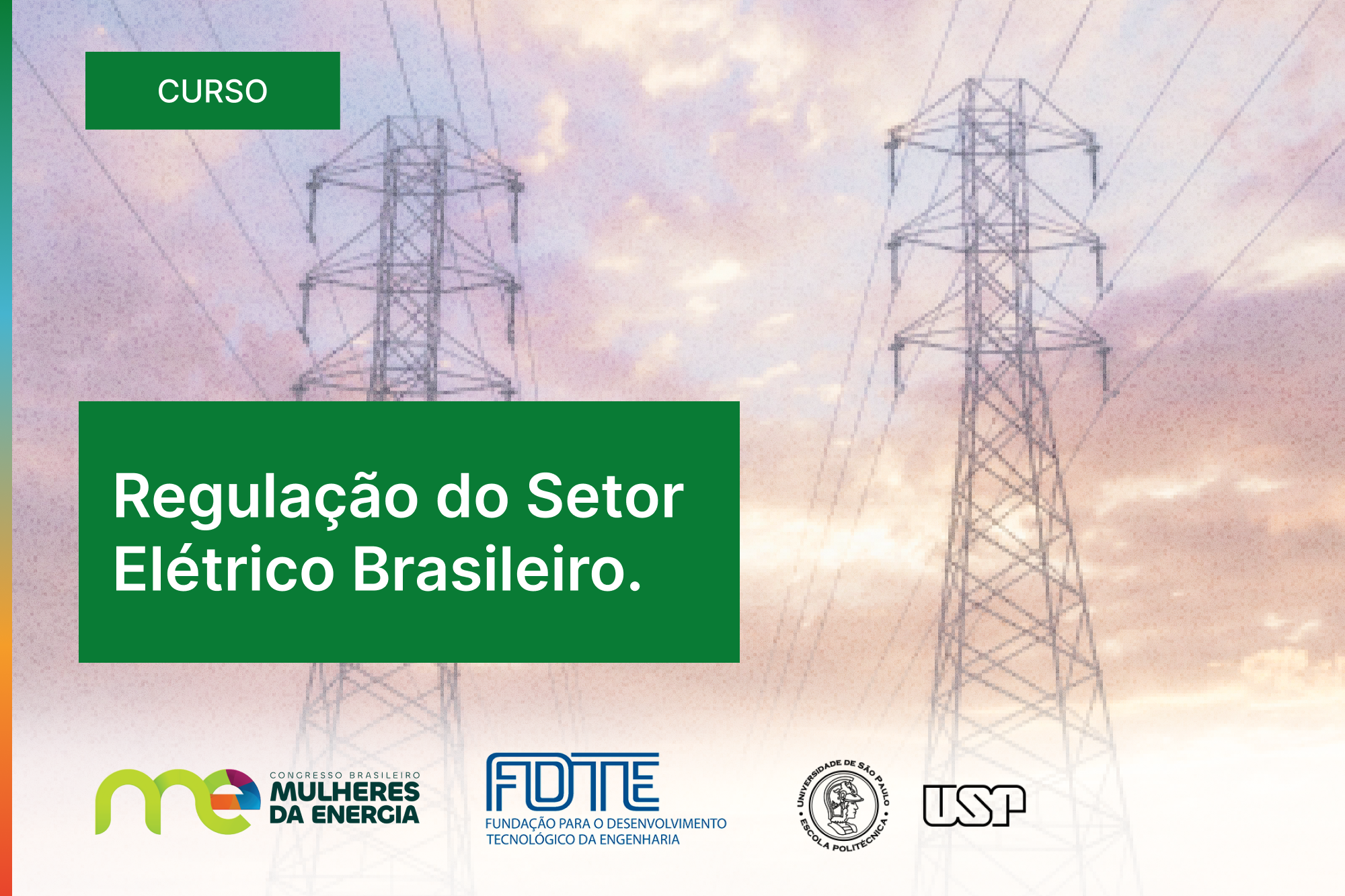 Capa do Curso REGULAÇÃO DO SETOR ELÉTRICO BRASILEIRO