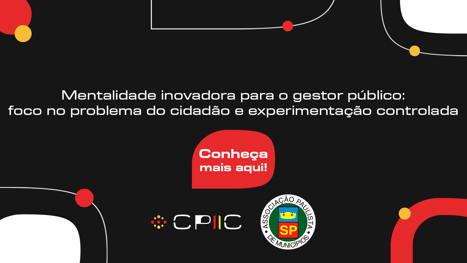 Capa do Curso Mentalidade inovadora para o gestor público: foco no problema do cidadão e experimentação controlada