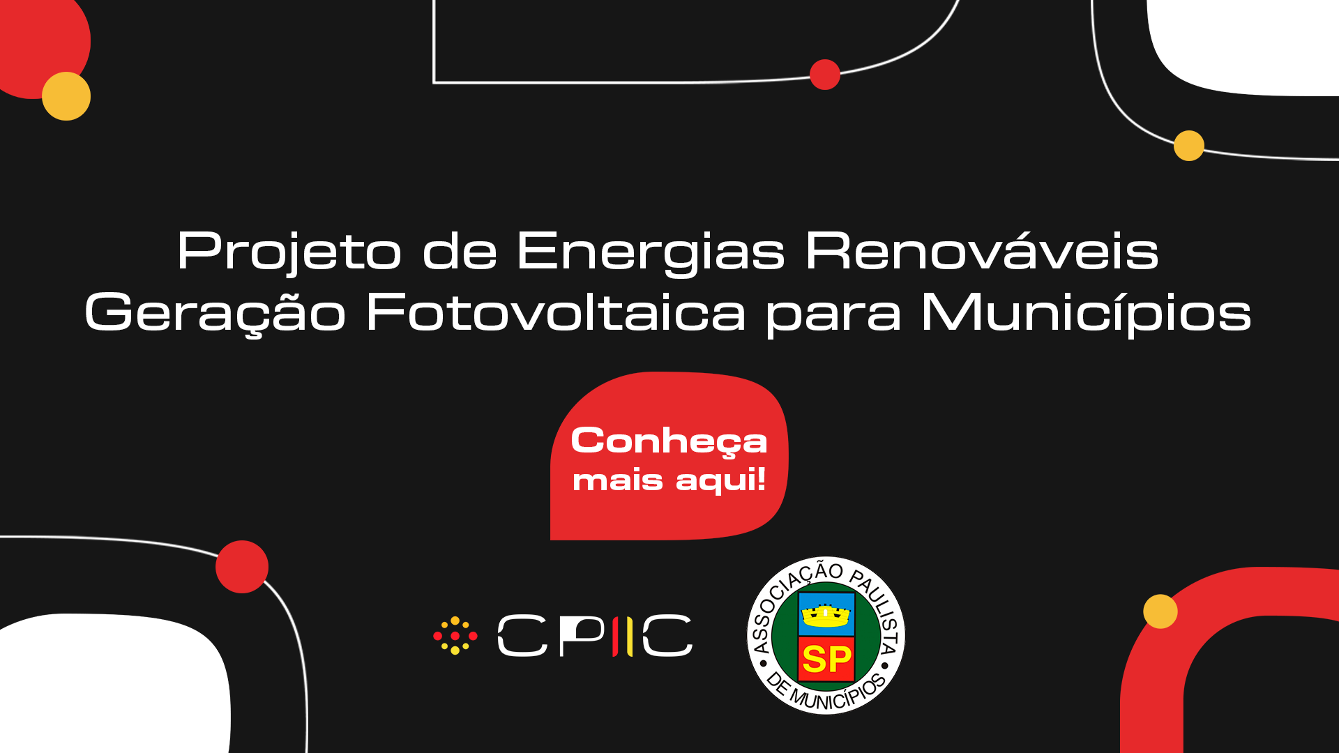 Capa do Curso Projeto de Energias Renováveis – Geração Fotovoltaica para Municípios